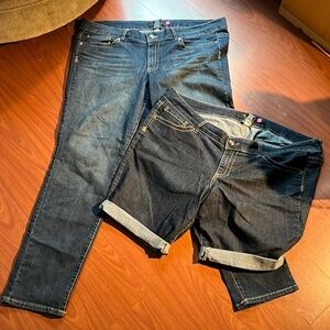 Torrid‎ *bundle denim pants and cutoff shorts size 24R
